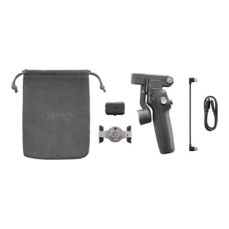 DJI Osmo Mobile 8 - gimbal, stabilizator obrazu do smartfona, ActiveTrack 7.0, 360° - zawartość zestawu